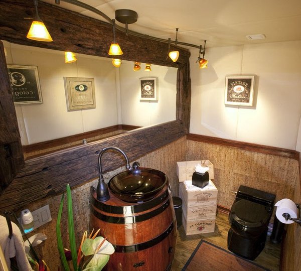 Daytime Toilet Aboard Yacht LE MONTRACHET