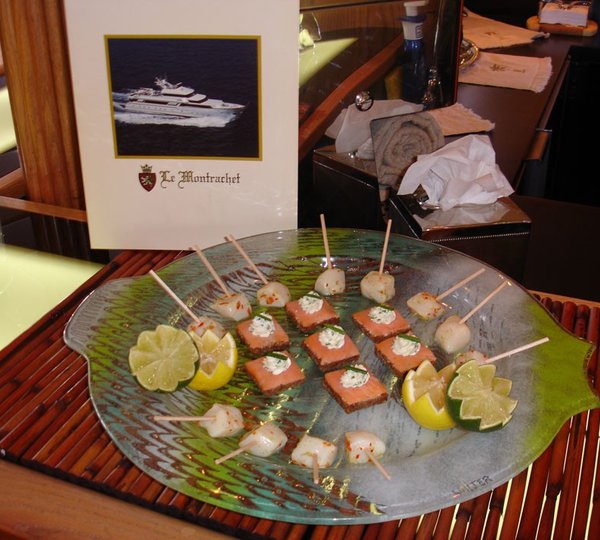 Gastronomy On Board Yacht LE MONTRACHET