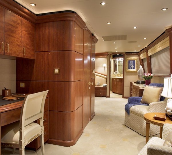 Main Master Office Aboard Yacht NAMOH