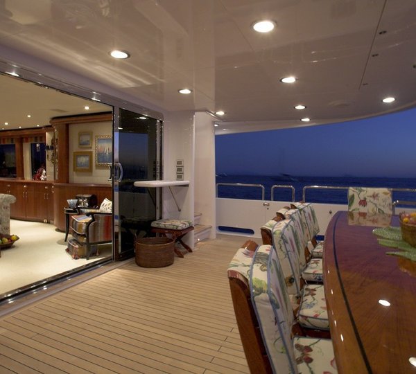 Premier Aft Deck On Board Yacht NAMOH