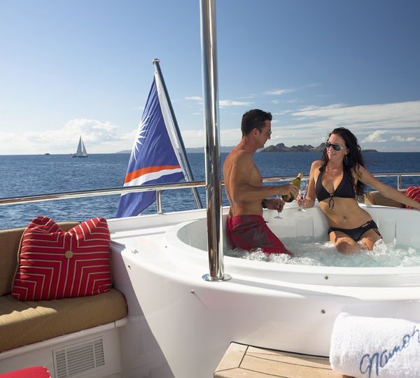 Jacuzzi Pool Aboard Yacht NAMOH
