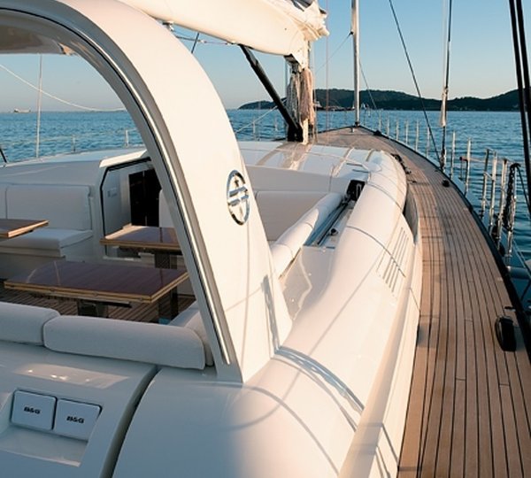 Sun Deck Sitting On Board Yacht P2
