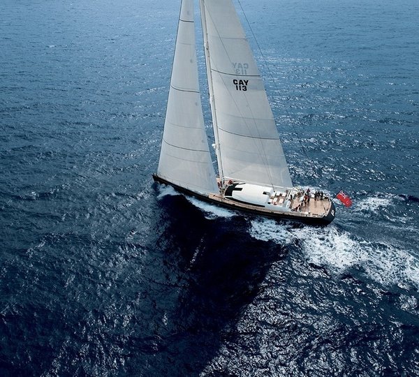 From Above Aspect: Yacht P2's Cruising Photograph