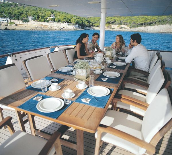 External Eating/dining On Board Yacht PROTON