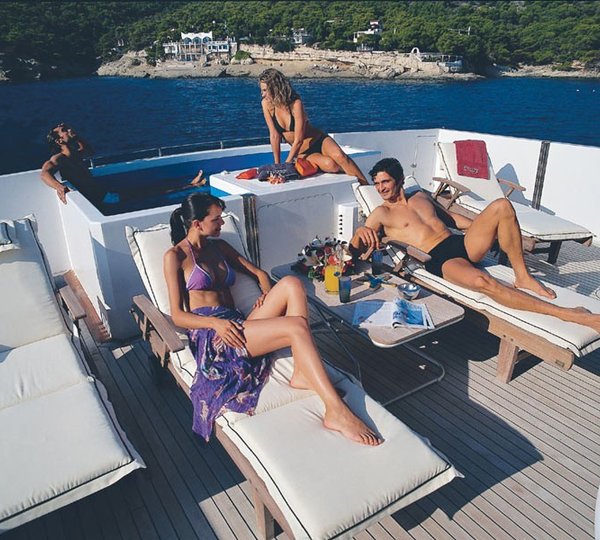 Sunshine Relaxing On Yacht PROTON