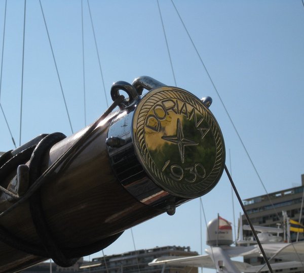 Deck Close Up On Yacht DORIANA