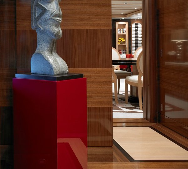 Hall Close Up On Board Yacht KATHLEEN ANNE