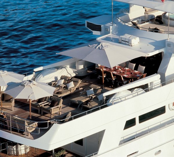 From Above On Yacht LIONSHARE