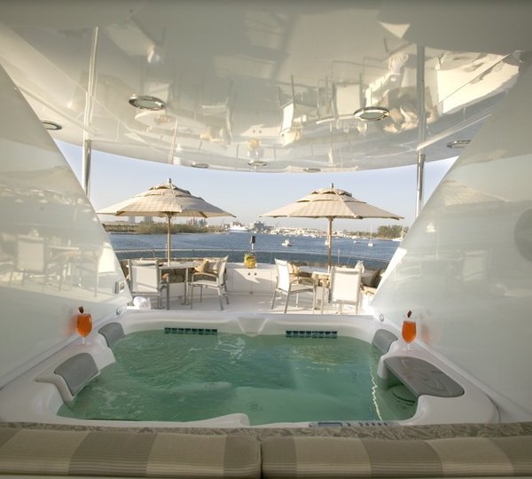 Jacuzzi Pool Aboard Yacht MAGIC
