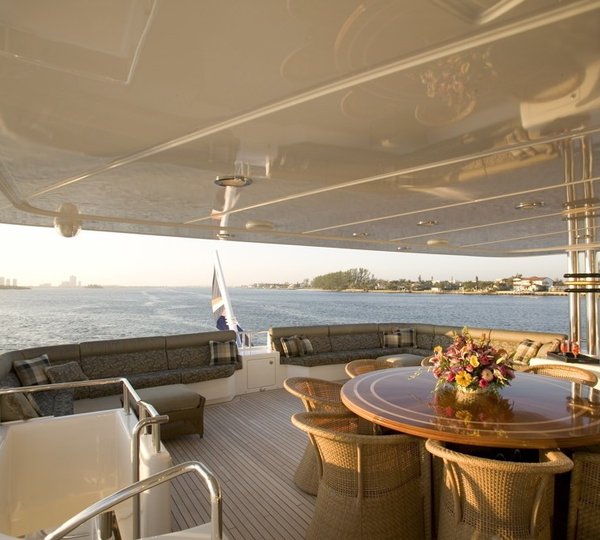 Profile: Yacht MAGIC's Top Aft Deck Captured