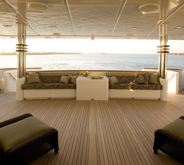 Aft Deck On Yacht MAGIC