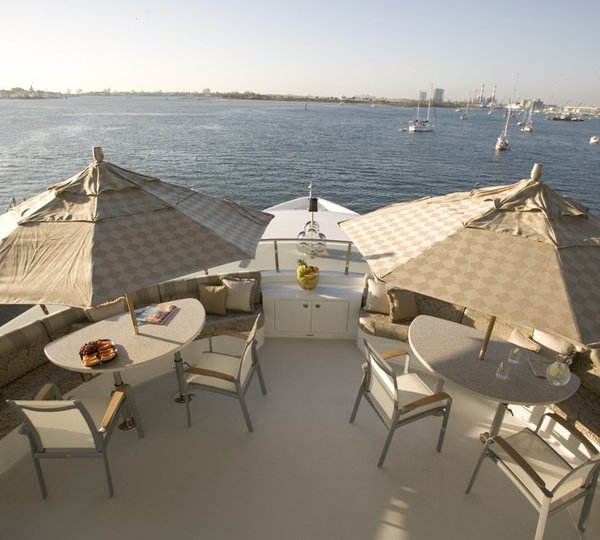 Fly-bridge On Board Yacht MAGIC