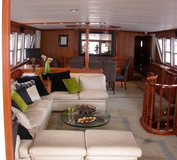 Saloon Aboard Yacht AVA