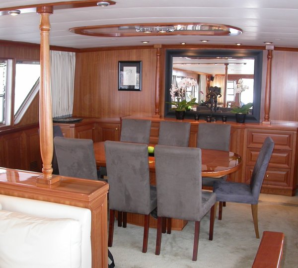 Eating/dining Saloon On Yacht AVA