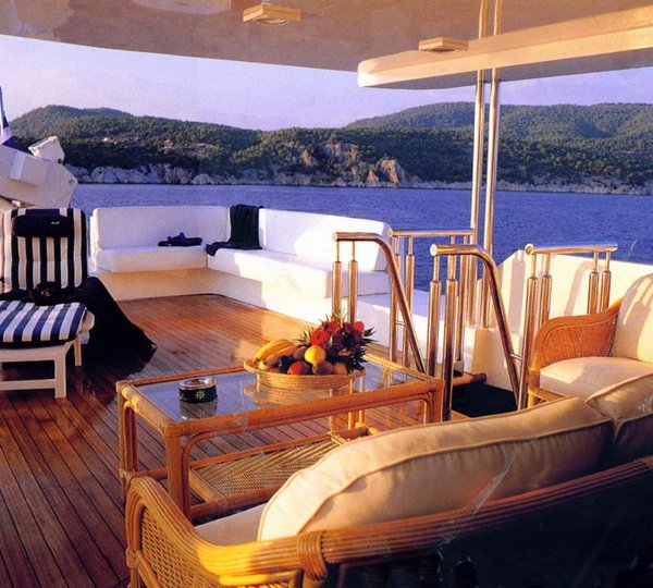 Upon Deck Aboard Yacht CARMEN SERENA