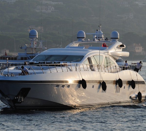 Forward Aspect Aboard Yacht CELCASCOR