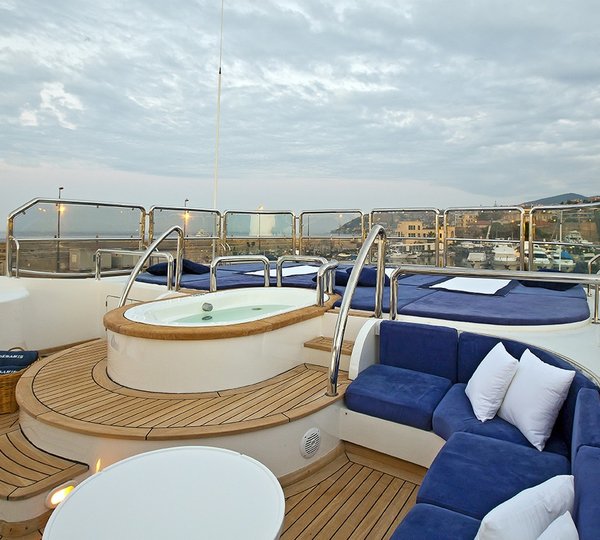 Sun Deck Aboard Yacht DESAMIS B
