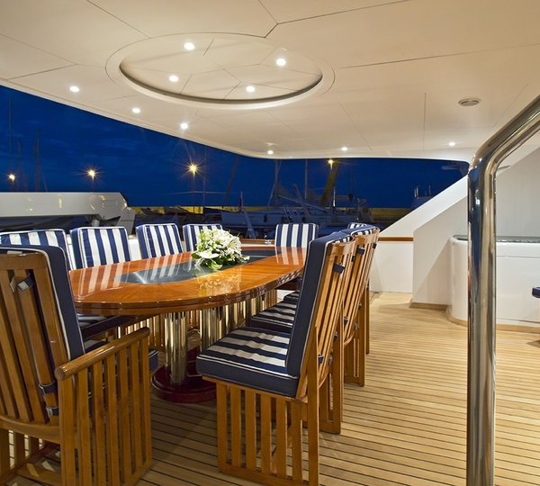 Top Deck Aft On Board Yacht DESAMIS B