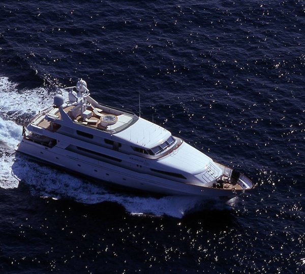 Above: Yacht OURANOS TOO's Cruising Captured