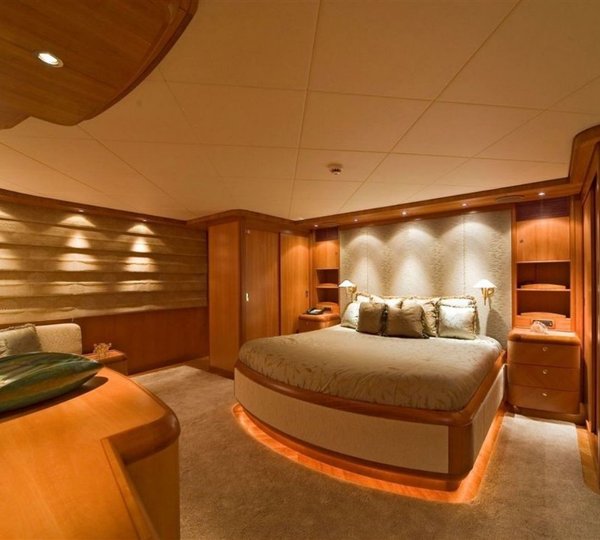 Main Master Cabin Aboard Yacht SOLAIA