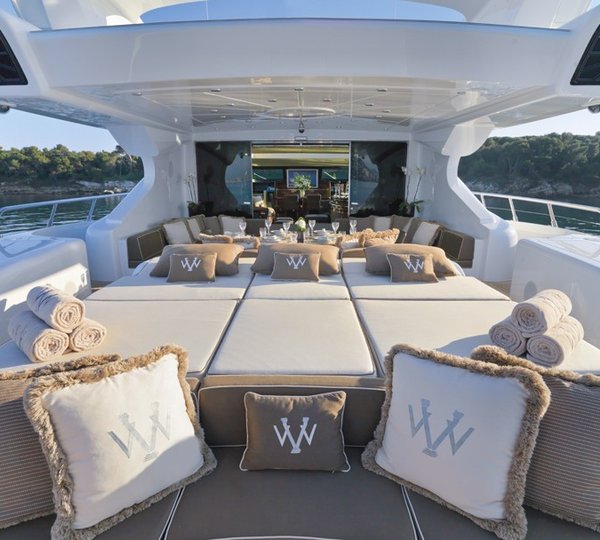 Aft Deck Aboard Yacht VENI VIDI VICI
