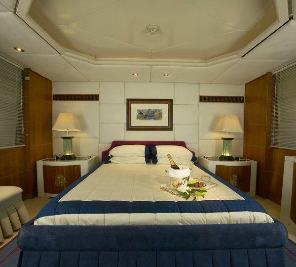 Main Master Cabin Aboard Yacht AMZ