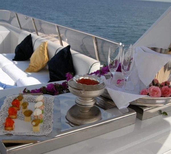 Upon Deck On Board Yacht LADYSHIP