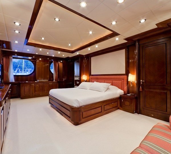 Main Master Cabin On Yacht SOPHIE BLUE