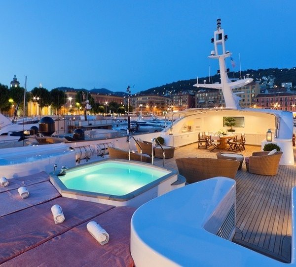 Upper Deck On Yacht SOPHIE BLUE