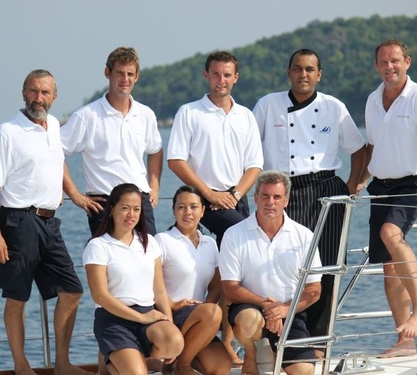 Crewmember's Aboard Yacht DOUCE FRANCE