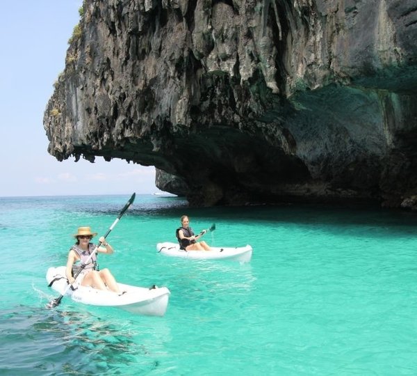 Kayaking On Yacht DOUCE FRANCE
