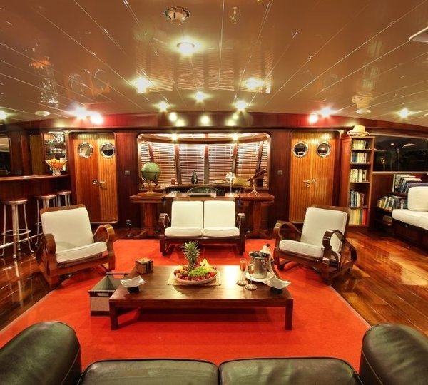 Saloon On Yacht DOUCE FRANCE