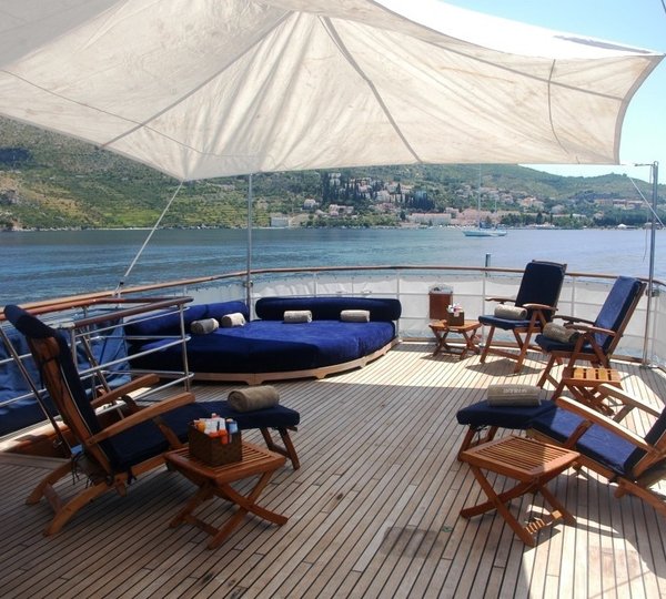 Sun Deck Sitting On Yacht ISTROS