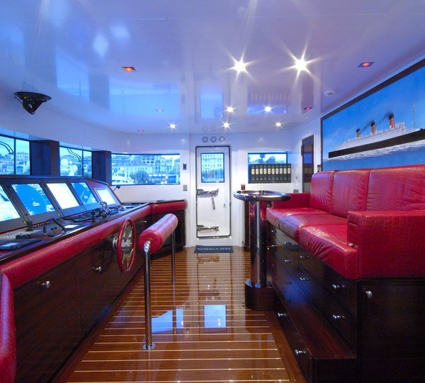 Bridgedeck Sitting On Yacht OXYGEN