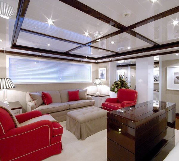 Main Master Sitting Zone Aboard Yacht OXYGEN