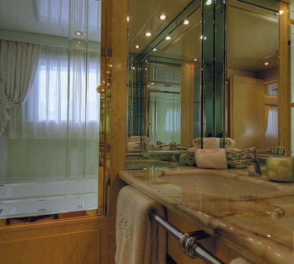 Main Master Bath On Board Yacht CD TWO