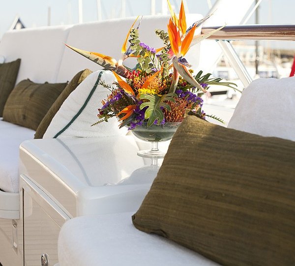 Deck Aboard Yacht ECLIPSE
