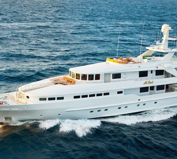 Premier Overview On Board Yacht AT LAST