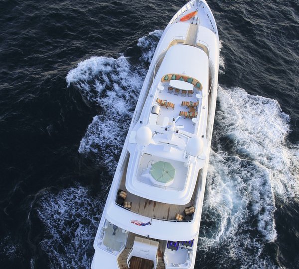 Above Aboard Yacht AT LAST