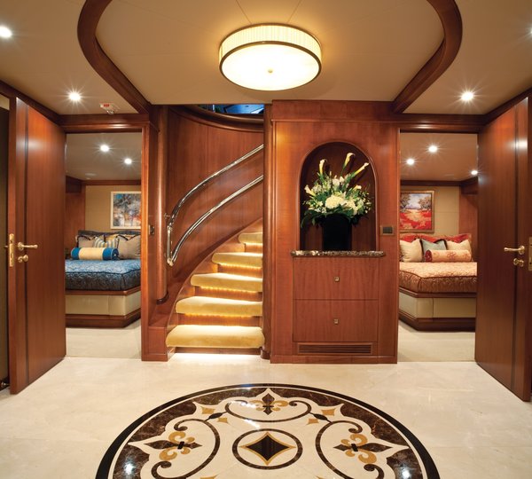 Guest's Lobby On Board Yacht AT LAST