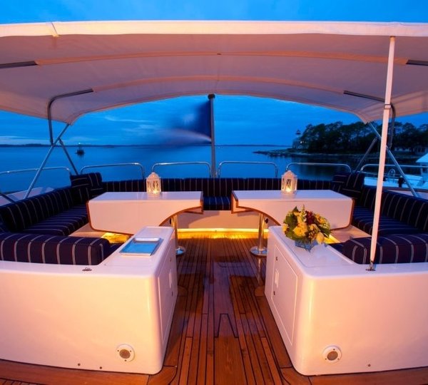 Top Sun Deck On Board Yacht RENA