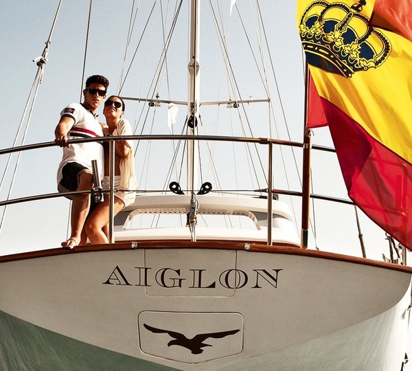 Aft On Board Yacht AIGLON