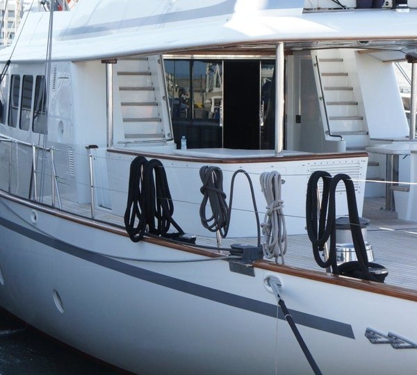 Exterior Profile On Yacht AIGLON