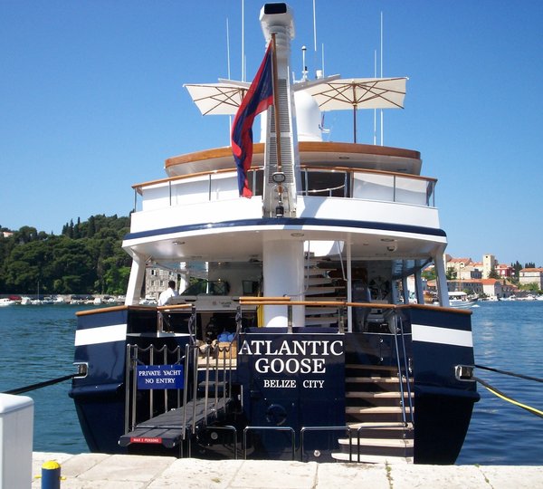 Aft On Yacht ATLANTIC GOOSE