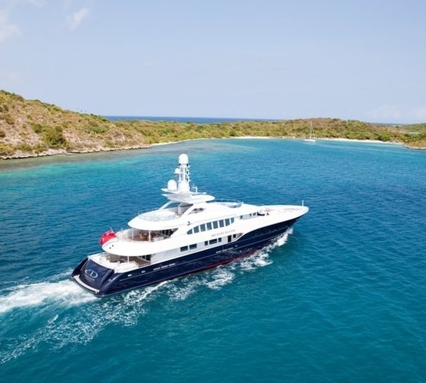 Aft: Yacht BLIND DATE's From Above Aspect Photograph