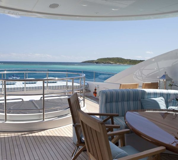 Sun Deck Aboard Yacht BLIND DATE