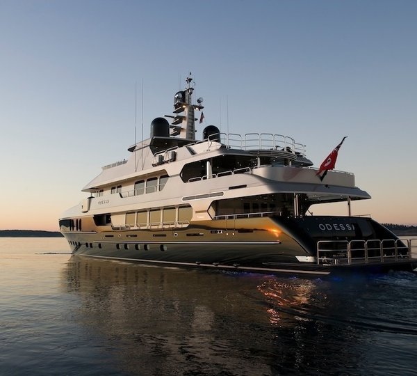 Aft Aspect On Board Yacht ODESSA