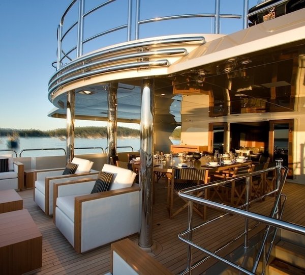 Top Deck On Yacht ODESSA