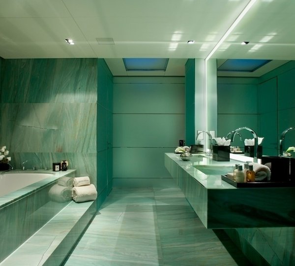 Main Master Bath On Board Yacht ODESSA