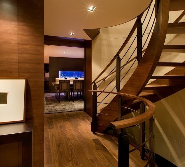 Stairway With Eating/dining On Yacht ODESSA